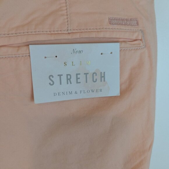 NWT Denim & Flower Coral Slim Strech Chinos, Sz 32 - Picture 5 of 9